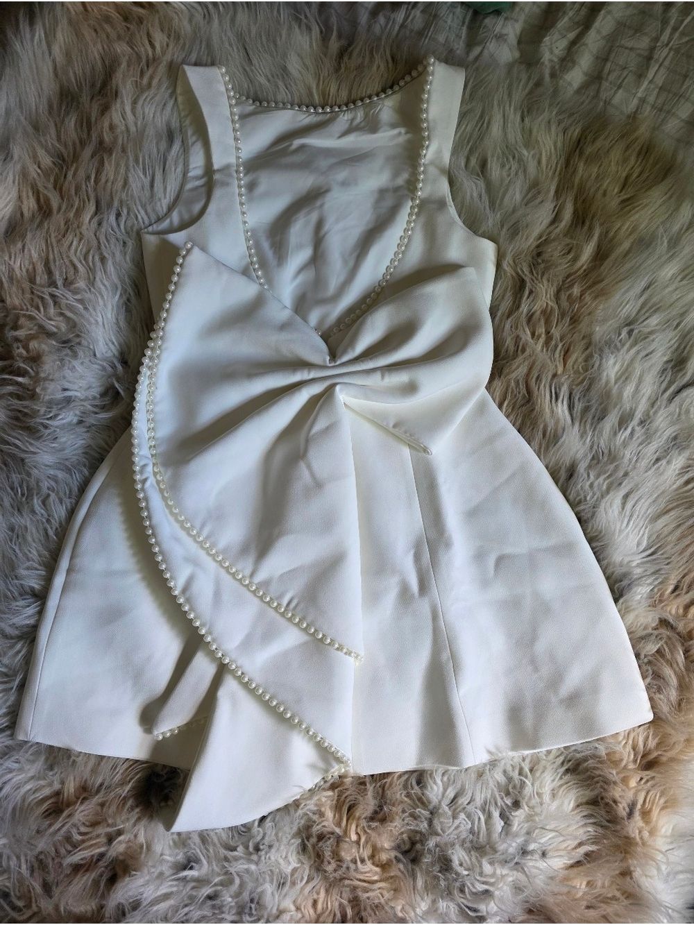 Babyboo Carrie Mini Dress - Ivory - Picture 2 of 7
